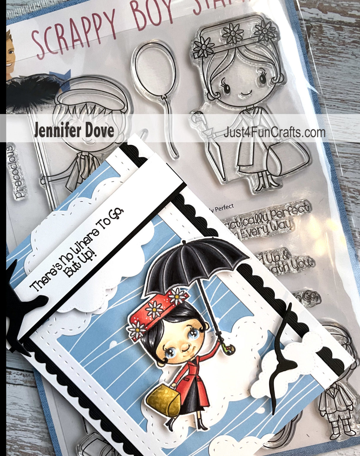 Scrappy Boy Stamps Just4FunCrafts