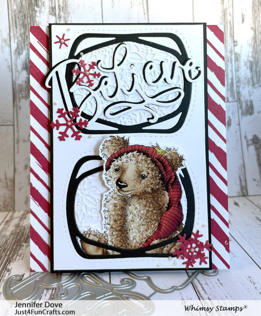 Whimsy stamps, card making, Christmas cards