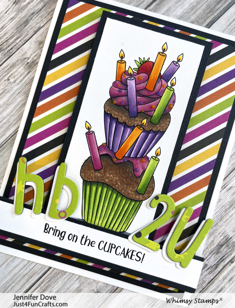 Whimsy Stamps, card making, birthday card