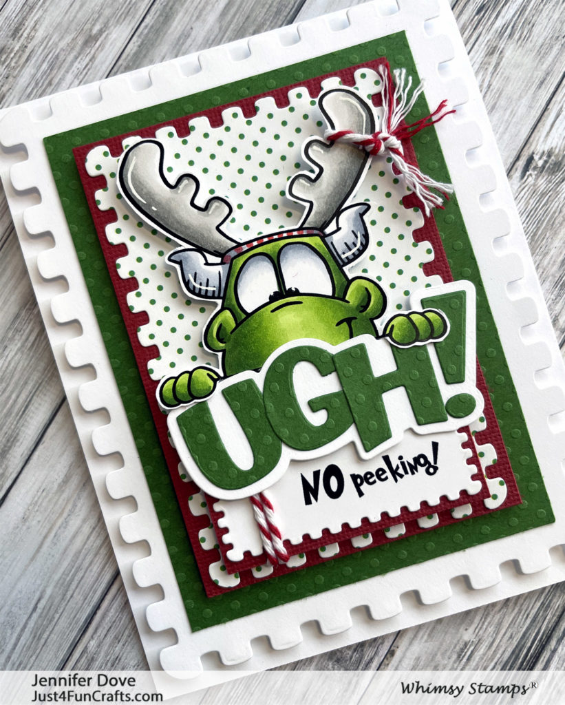 Whimsy Stamps, Dustin Pike, Card making, Christmas Card