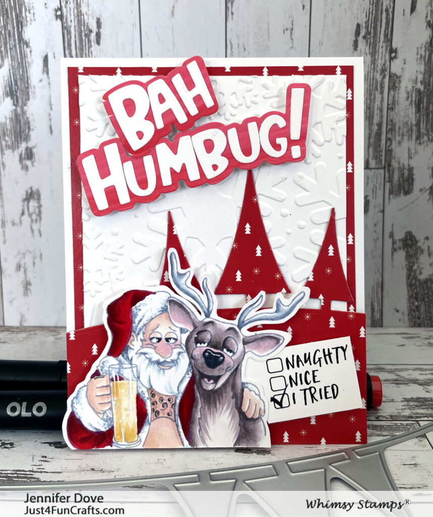 Christmas Deer Clear Stamps– Whimsy Stamps